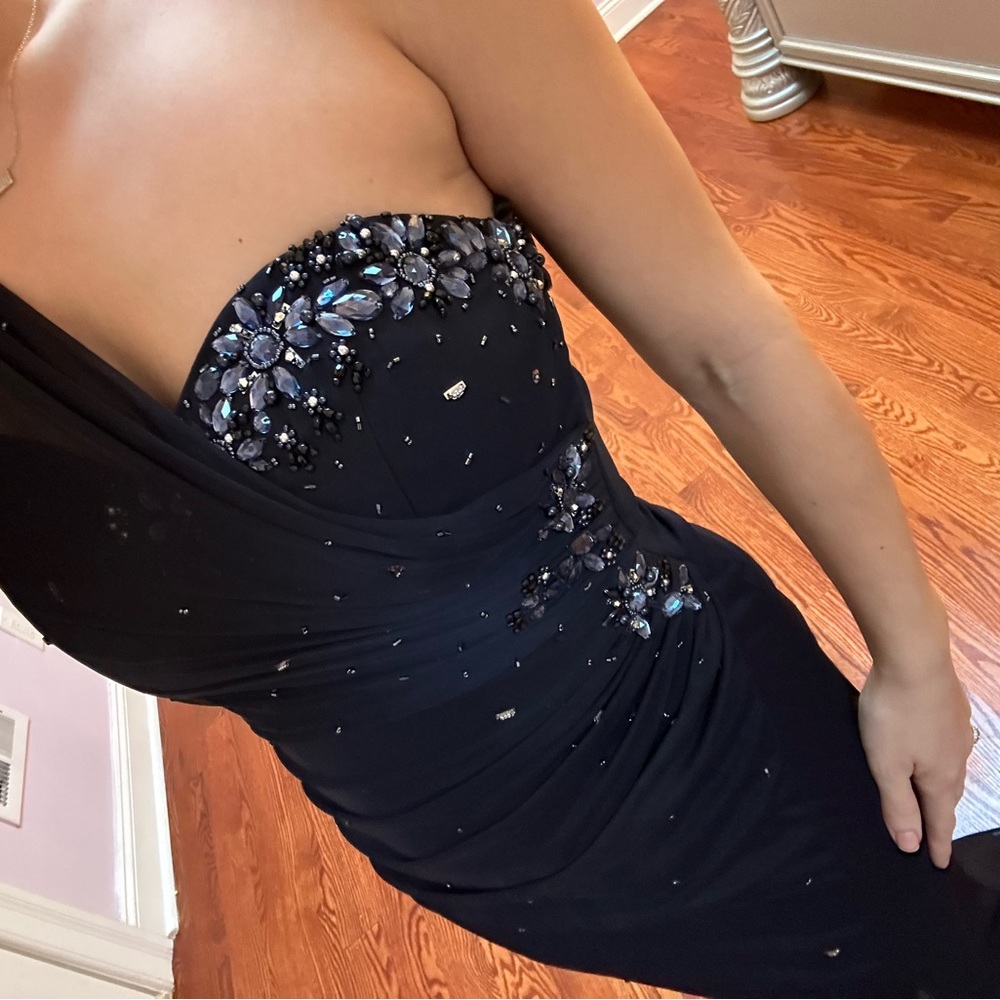 Beaded sweetheart  gown
